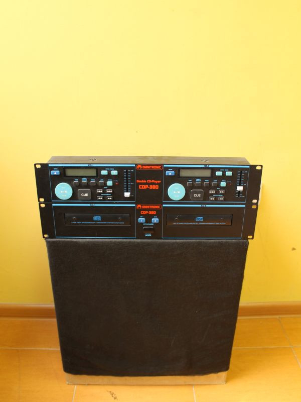 Double DJ CD Player Omnitronic CDP-380